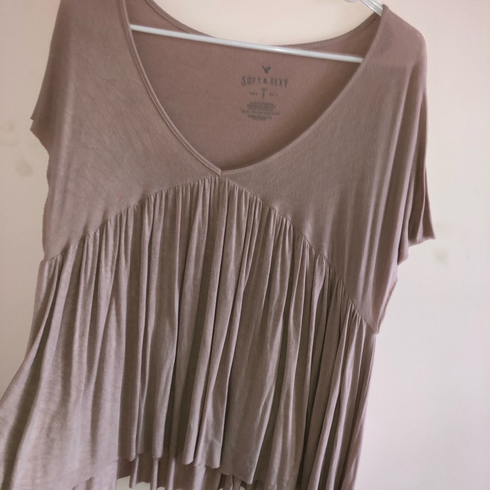 american eagle “soft and sexy” flow shirt